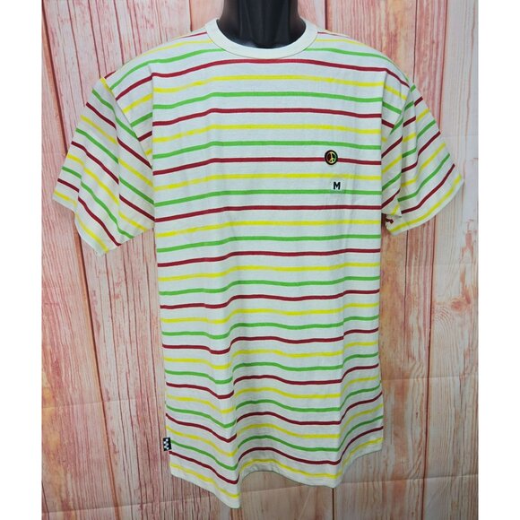 Vans Off The Wall Tee Medium Tyson Peterson Striped T-Shirt NWT - Picture 1 of 10
